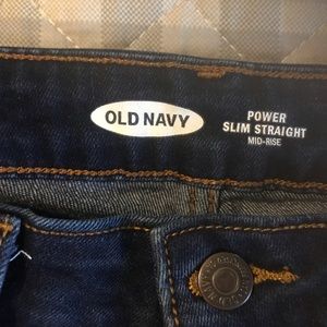 Old Navy power slim straight jeans